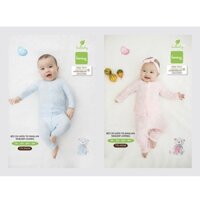 Bộ Lullaby cài thẳng sợi tre cộc tay/ dài tay cao cấp size 1-3m/3-6m
