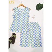 Bộ lửng mặc nhà hàng thiết kế vải tole lanh