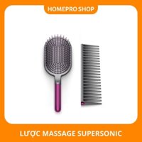 Bộ lược chải tóc gỡ rối và massage Supersonic, chống rụng tóc, tăng tuần hoàn máu giúp tóc chắc khỏe
