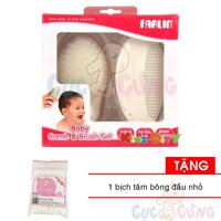 Bộ lược và bàn chải cho trẻ Farlin BF-150A Tặng 1 bịch tăm bông đầu nhỏ shop cục cưng