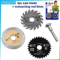 Bộ Lưỡi cưa mini  biến máy khoan thành máy cắt máy cưa - Bộ chuyển đổi máy khoan 4 món