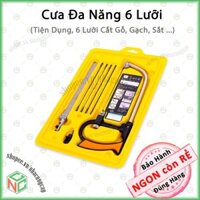 Bộ lưỡi cưa tay đa năng 6 lưỡi tiện dụng cưa sắt, gỗ, nhựa - NDHS-CUADN6L-2976