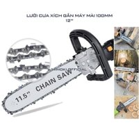 Bộ lưỡi cưa xích gắn máy mài 12 inch
