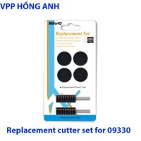 Bộ lưỡi thay thế cho máy 933 9330 - Vỉ 2 lưỡi đục lỗ Kwtrio W01300215 dùng cho máy Kw triO 933 9330 đục 100 150 190 tờ