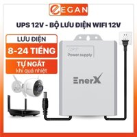 Bộ lưu điện 12V lưu điện wifi và camera ngoài trời ENERX, ups wifi 12v trữ điện từ 8-12H