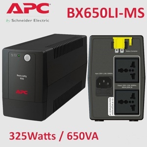 Bộ lưu điện APC BX650LI-MS - 325W, Offline