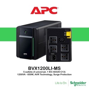 Bộ lưu điện APC BVX1200LI-MS  Easy UPS 1200VA
