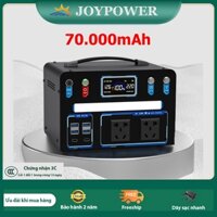 Bộ lưu điện dự phòng di động 500W/220V, Trạm sạc dự phòng pin Lithium, Du lịch, camping, dự phòng mất điện JOY POWER