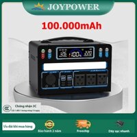 Bộ lưu điện dự phòng di động 1100W/220V, Trạm sạc dự phòng pin Lithium, Du lịch, camping, dự phòng mất điện JOY POWER