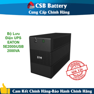 Bộ lưu điện Eaton 2000VA (5E2000iUSB) - 1200W, Online
