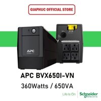 Bộ lưu điện UPS APC Easy BVX 650VA, AVR, 230V (BVX650I-VN) - Bảo hành chính hãng