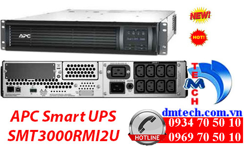 Bộ lưu điện Ups APC SMT3000RMI2U (SMT-3000RMI2U) - 2700W, Online