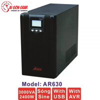 BỘ LƯU ĐIỆN UPS AR630 (3000VA-2400W) SÓNG SINE CHUẨN