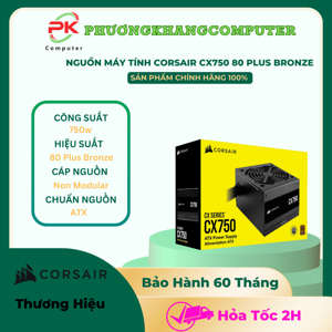 Bộ lưu điện - UPS Corsair CX750-80 Plus Bronze