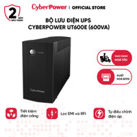 Bộ lưu điện UPS CyberPower UT600E (600VA) công suất 360W tiết kiệm năng lượng | Bảo hành 2 năm