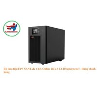 Bộ lưu điện/UPS SANTAK C1K Online 1KVA LCD Superpower Hàng chính hãng