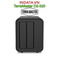 Bộ lưu trữ dữ liệu TerraMaster DAS D2-320 RAID, USB 3.2 Gen2 Type-C, 2 bay, hàng chính hãng