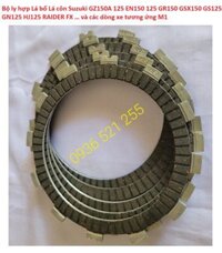 Bộ ly hợp Lá sắt Lá côn Suzuki GZ150A 125 EN150 125 GR150 GSX150 GS125 GN125 HJ125 RAIDER FX … và các dòng xe tương ứng