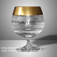 Bộ ly pha lê mạ vàng 6 chiếc