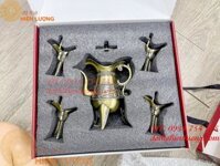 Bộ Ly Rượu 3 Chân Bằng Đồng Thời Tần Thủy Hoàng