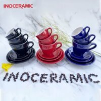 Bộ ly tách sứ cafe Espresso Bát Tràng