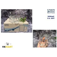 Bộ ly thủy tinh Union glass, ly bia, nhập khẩu Thái Lan, UG-307 300ml (6 cái/ bộ)