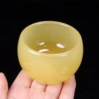 Bộ Ly Uống Trà Bằng Ngọc Bích handmade Phong Cách kung fu