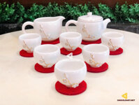 Bộ ly uống trà cao cấp – MT Gold Art