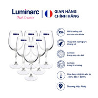 Bộ ly vang Luminarc Raindrop 6 chiếc H5700- 190 ml