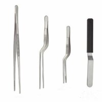 Bộ mạ đầu bếp chuyên nghiệp TWEEZERS Tongs Bộ bù đắp thìa thép không gỉ