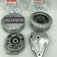 Bộ má đùm moay ơ trước sau xe WAVE S110 zin honda