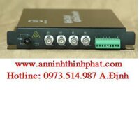 Bộ mã hóa Video sang quang 2 camera singlemode single fiber FC.