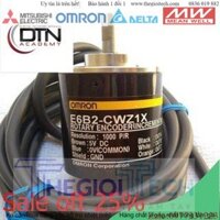 Bộ mã hóa vòng quay Encoder Omron E6B2-CWZ6C 100 200 360 600 1000 xung P/R 2M 5-24VDC NPN, làm Mạch Điều Khiển Động Cơ