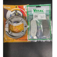 Bộ Má Phanh Yamaha Sirius Đời Đầu Sirius 2000-2004 Chính Hãng Thái Lan