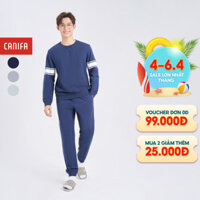 Bộ mặc nhà nam CANIFA áo dài tay quần dài 8LS24W002