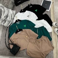 Bộ mặc nhà nữ mùa hè , đồ bộ chất cotton