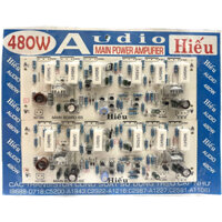 BO MẠCH AMPLI STEREO MAIN POWER 480W ( Hiếu )