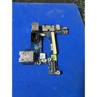 bo mạch board phụ jack cắm âm thanh, cổng usb, cổng mạng lan laptop dell e6510 zin bóc máy