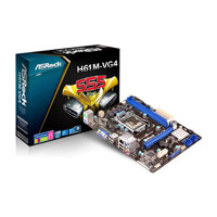 Bo mạch chính Mainboard Asrock H61M-VG4