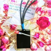 BỘ MẠCH CHỚP HAZA 4 BÓNG KIÊM BẬT TẮT ĐÈN CẢM BIẾN CHẠM XE MÁY MẪU MỚI HÀNG CHUẨN