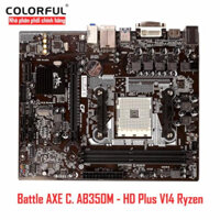 Bo mạch chủ AB350M - HD Plus V14. Mainboard AMD Colorful B350M qua sử dụng