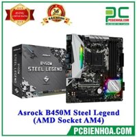Bo mạch chủ Asrock B450M Steel Legend (AMD Socket AM4) chính hãng 95
