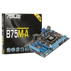 Bo mạch chủ (Mainboard) Asus B75M-A - Socket 1155, Intel B75, 2 x DIMM, Max 16GB, DDR3