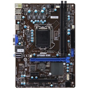 Bo mạch chủ (Mainboard) Asus B75M-A - Socket 1155, Intel B75, 2 x DIMM, Max 16GB, DDR3