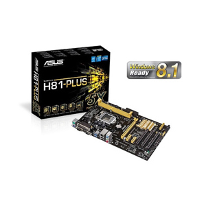 Bo mạch chủ (Mainboard) Asus H81-PLUS - Socket 1150, Intel H81, 2 x DIMM, Max 16GB, DDR3