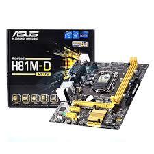 Bo mạch chủ (Mainboard) Asus H81M-D - Socket 1150,  Intel H81, 2 x DIMM, Max 16GB, DDR3