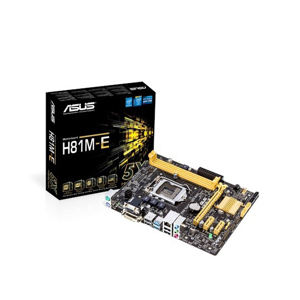 Bo mạch chủ (Mainboard) Asus H81M-E - Socket 1150, Intel H81, 2 x DIMM, Max 8GB, DDR3