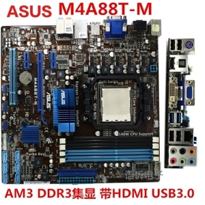 Bo mạch chủ (Mainboard) Asus M4A88TD-M -  Socket AM3, AMD 880G/SB850, 4 x DIMM, Max 16GB, DDR3