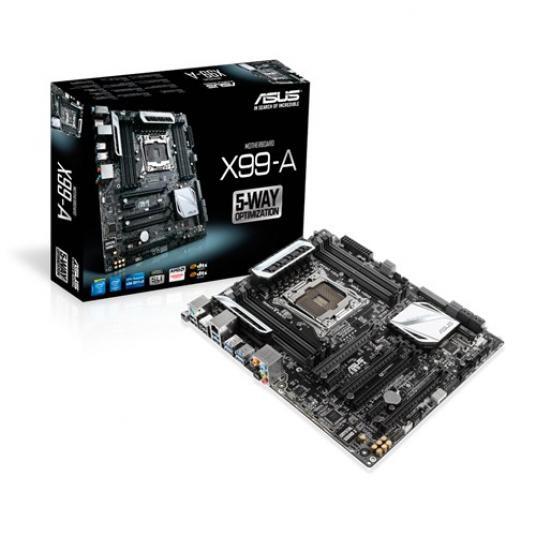 Bo mạch chủ - Mainboard Asus X99-A - Socket 2011, Intel X99, 8 x DIMM, Max 64GB, DDR4