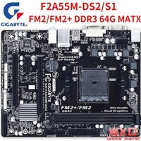 Bo Mạch Chủ Chuyển Đổi ga-f2a55m-ds2 f2a55m-ds2 a55 a58socket fm2 64g ddr3 sata2 usb2.0 micro atx